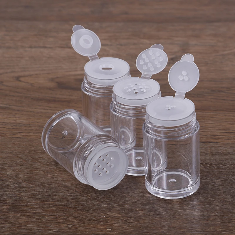 4 Styles Empty Refillable Cosmetic Jar Pot Loose Face Powder Sifter Case Powder Box Empty Cosmetic Container Travel