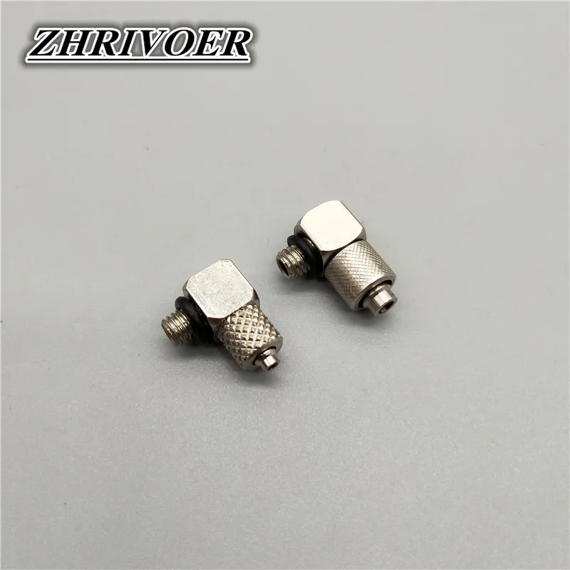 

5Pcs Male Thread M3 M4 M5 M6 -Air Tube 3mm 4mm 6mm OD Mini Pneumatic Pipe Connector Screw Through Quick Fitting Fast Twist Joint