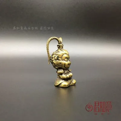 Мини латунь(Qitian Dasheng Сунь Укун) скульптура