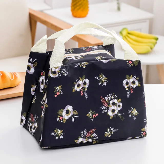 flower Многофункциональная сумка для пикника, переносная сумка для ланча, изолированный охладитель для обеда, сумка для женщин, мужчин, для активного отдыха, сумка для пикника и кемпинга - Цвет: flower