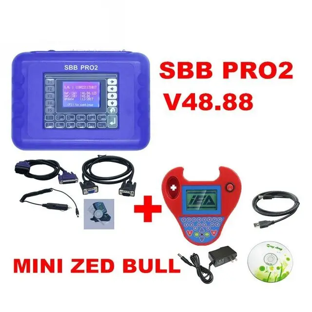 Цвет: желтый SBB PRO2 V48.88 V48.99 с sbb v46,02 мини-zed-bull авто ключ программист крышка большинства автомобилей - Цвет: Цвет: желтый