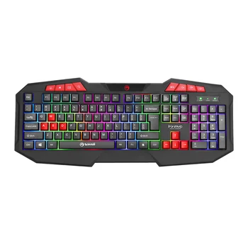 

MARVO K602 Gaming Keyboard Rainbow Backlight 112 Keys Wired Membrane Keyboard For Computer