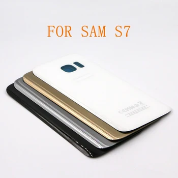 

For SAMSUNG Galaxy S7 G930F Back Battery Cover Rear Door Housing Case For 5.1" SAMSUNG S7 Back Glass Cover