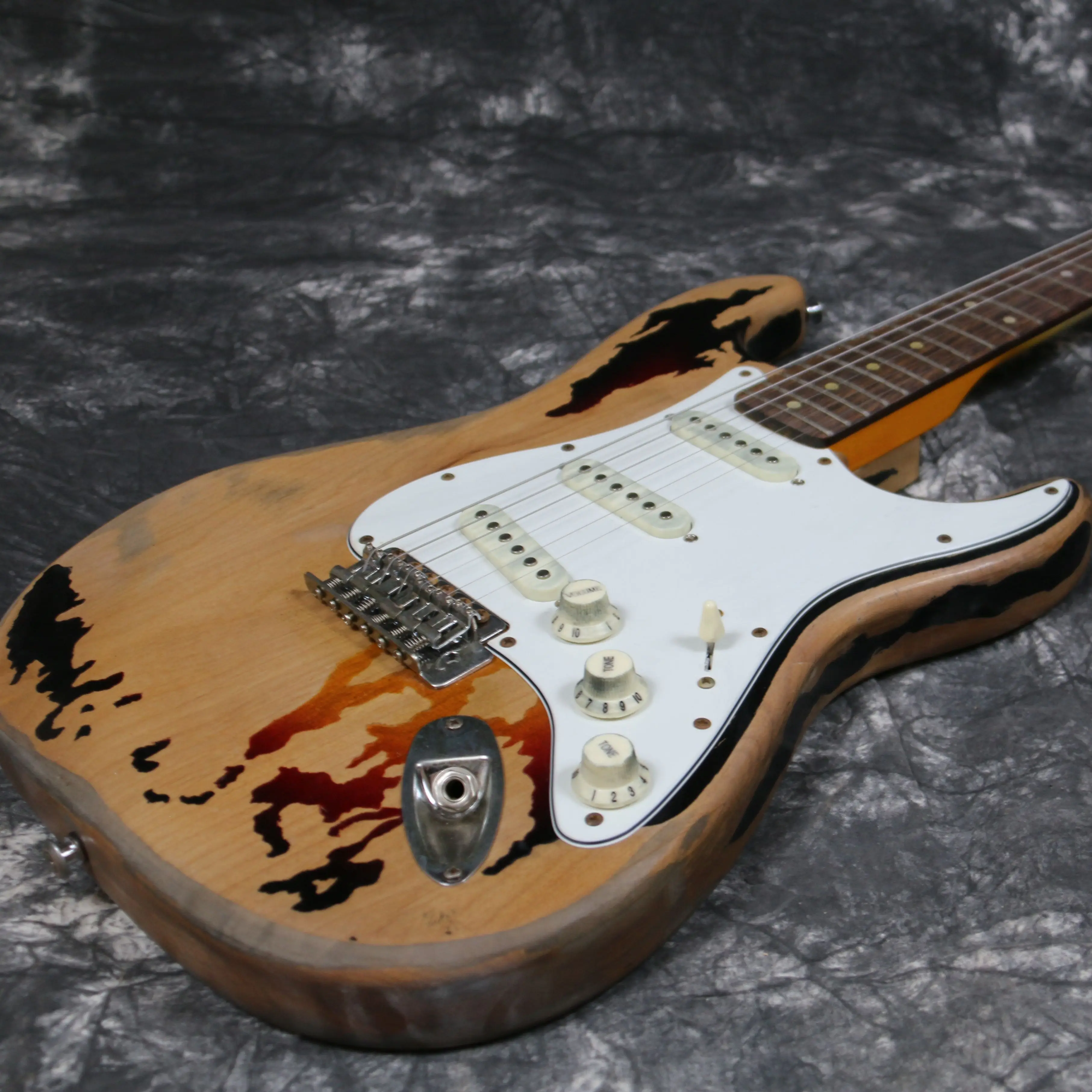 

New Product 100% Handmade Heavy Relic Electric Guitar R-TY63 Sunburst Color