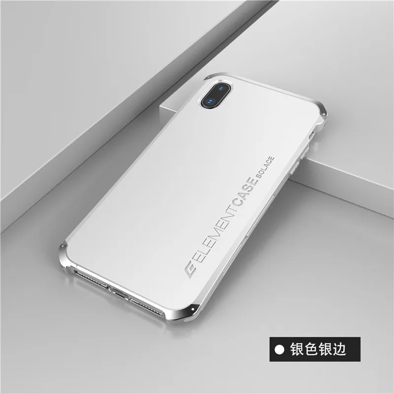 Роскошные чехлы для телефонов с дизайнерским алюминием и ПК для iphone 7 X XS MAX XR 6 8 PLUS 5 5S матовый чехол