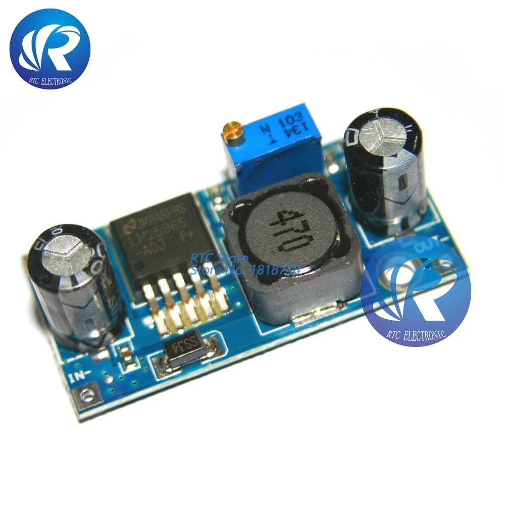 LM2596 DC-DC понижающий преобразователь понижающий модуль питания DIP выход 1,25 V-30 V 3a LM2596 DC-DC понижающий преобразователь понижающий модуль питания DIP выход 1,25 V-30 V 3a