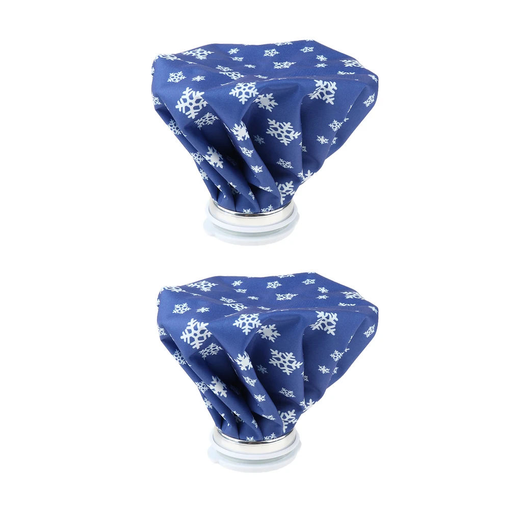 2pcs Hot Cold Reusable Ice Bags First Aid Cooler Cup for Sports Injury  Knee Head Leg Swelling Sprains - 6 / 9 / 11 inch