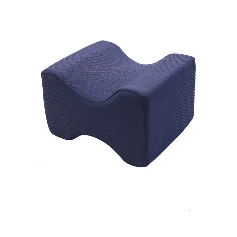 dark blue 1 упаковка, подушка для ног из пены с эффектом памяти, подушка для кровати, подушка для ног, подушка для коррекции кости, для беременных, для облегчения боли в теле, поддержка бедра, подушка для сна - Цвет: dark blue