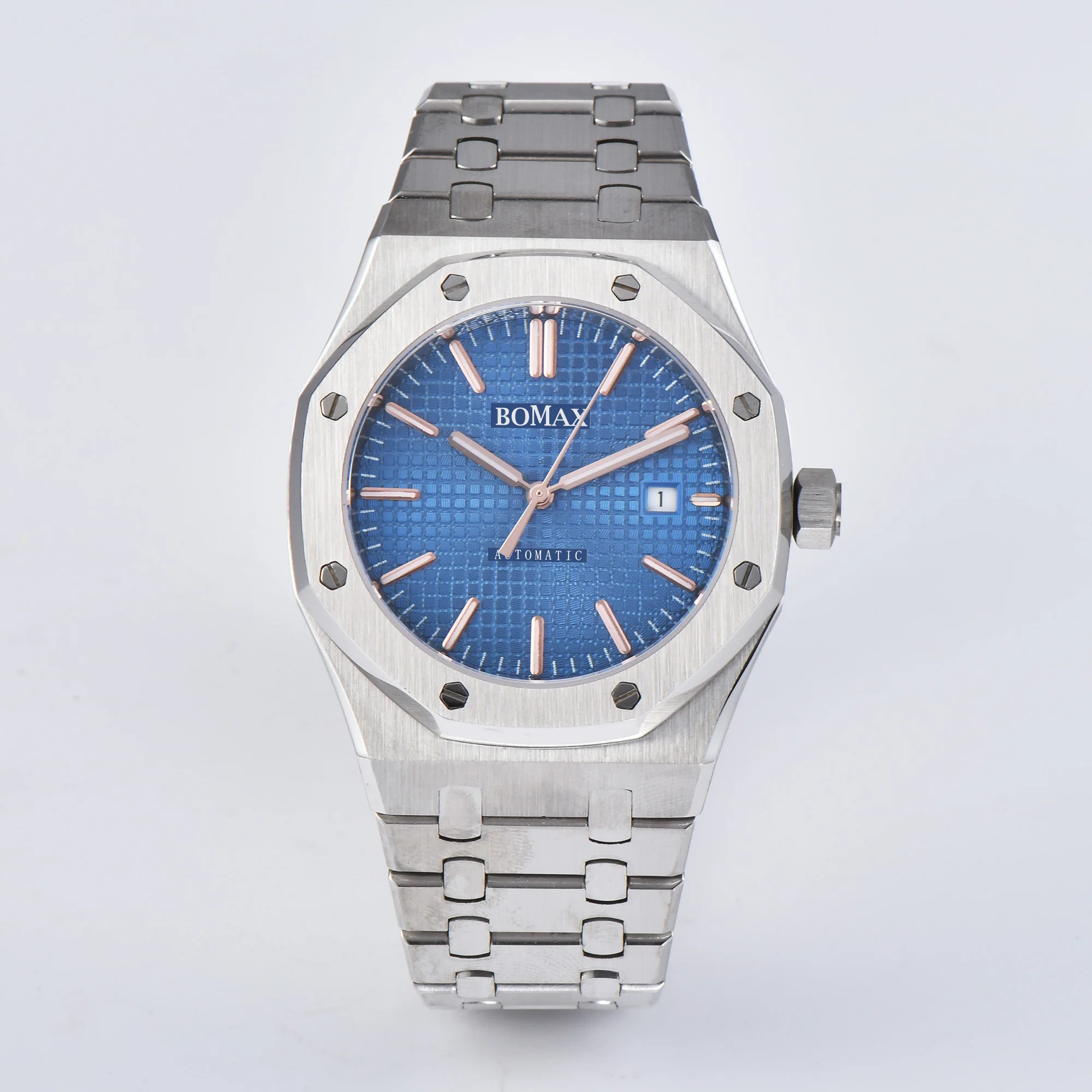 BOMAX часы мужские 41 мм Топ люксовый бренд модные спортивные автоматические механические часы для мужчин сапфировое стекло водонепроницаемые часы - Цвет: Seagull 4