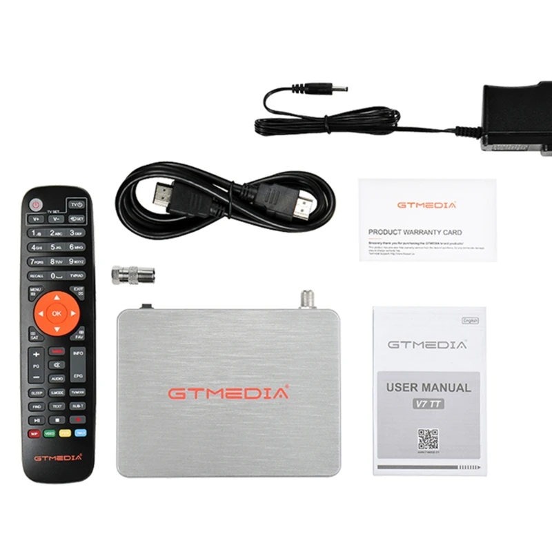 Кабель GTMEDIA V7 TT PRO 1080P Full DVB T/T2/Поддержка H.265 YouTube Youporn через usb Wifi ключ и обмен