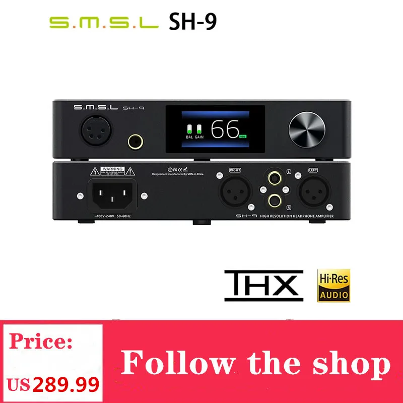 SMSL SH-9 Earphone Amplifier THX AAA Technology