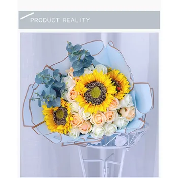

Phnom Penh Matte Paper Translucent Waterproof Package Flower Paper Jelly Film Wrapping Paper Florist Flower Packaging Paper