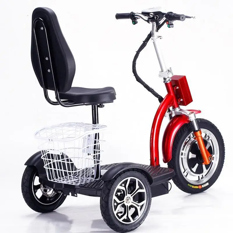 Daibot Mini Electric Tricycle Scooter Electric Scooters Removable BatteryBasket 16 Inch 48V 500W Electric Scooter Adults Kids (26)