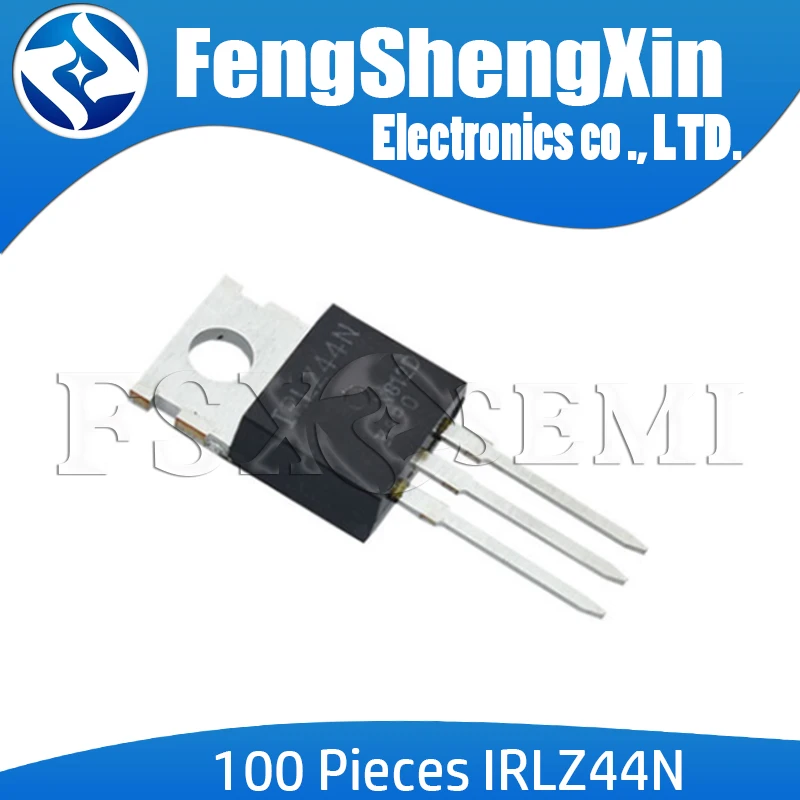 100pcs/lot IRLZ44N TO-220 IRLZ44 IRLZ44NPBF MOSFET | Электронные компоненты и принадлежности