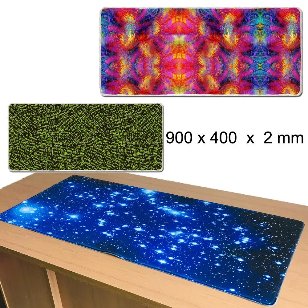 Gaming Mousepad Desk Mat Large XXL Rubber Pad For Trackball Laser Optical Mice Speed Keyboard For Overwatch World Of Warcraft