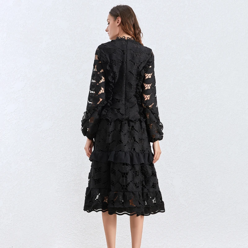 SuyaDream Woman Floral Dress 100%Silk V neck