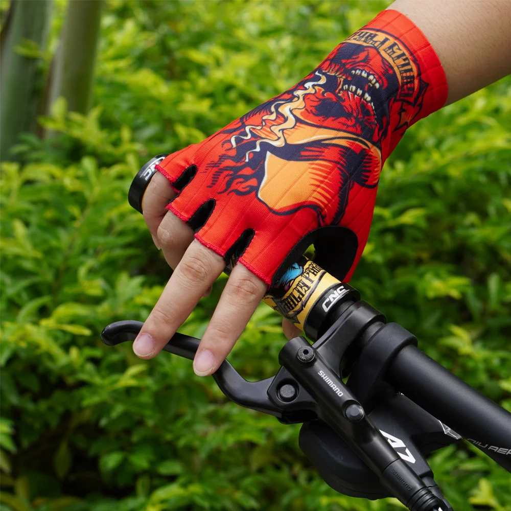 Chooee Sports Bike Gloves Anti-slip Gloves Half Finger Men Wome Breathable Anti-shock Glove Anti-sweat Fitness 4