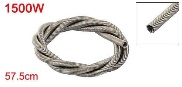 1500W Kilns Furnaces Casting Heating Element Coil 57.5cm Long Silver Tone