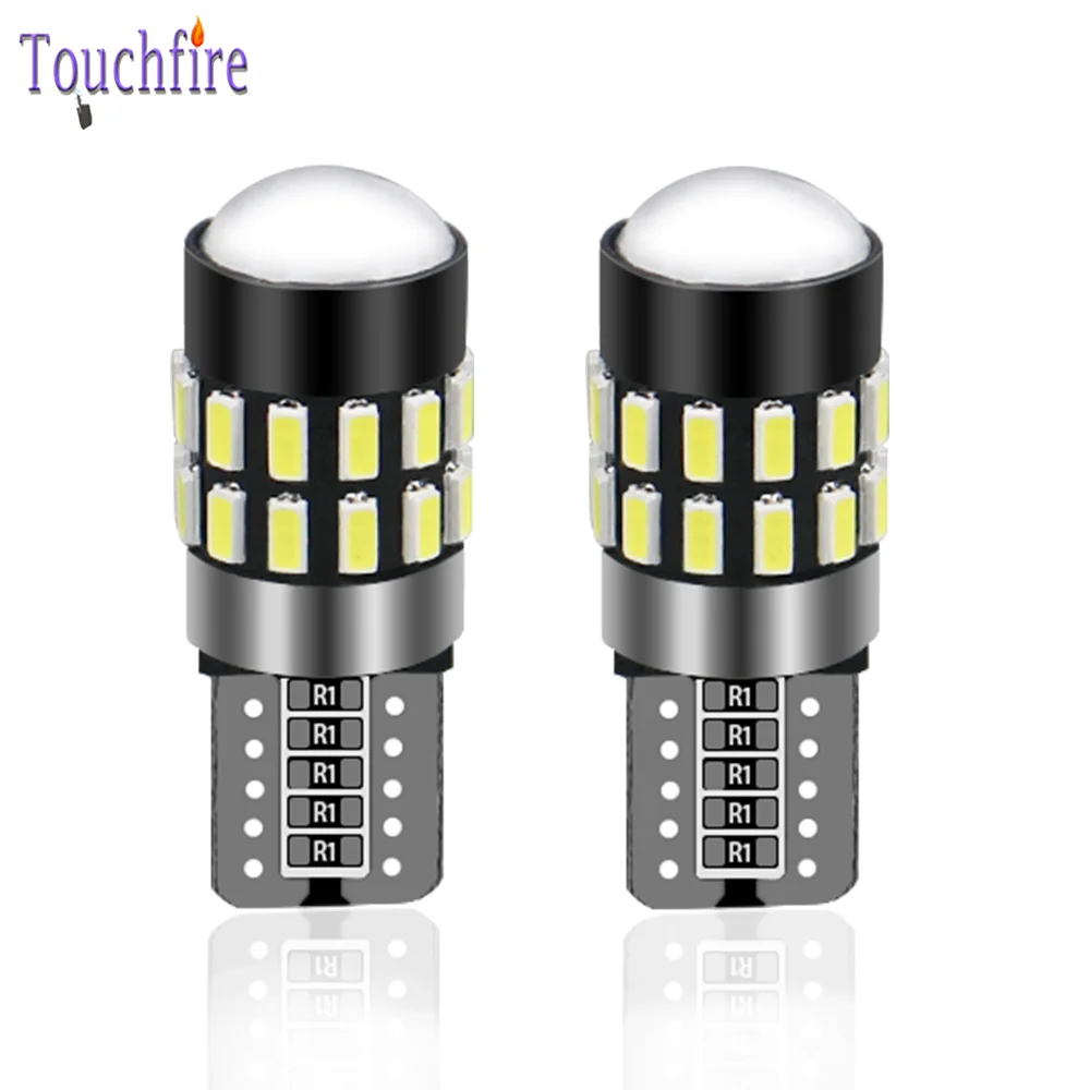 100 шт. T10 W5W 194 светодиодный светильник Canbus для автомобиля 3014 30SMD номерной знак для внутреннего чтения боковой габаритный купол парковочный светильник