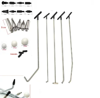 Price Dent Removal Rods Newly Design Hook Tools Push Rod Black Car Crowbar Paintless Dent Repair Tools Kits Set