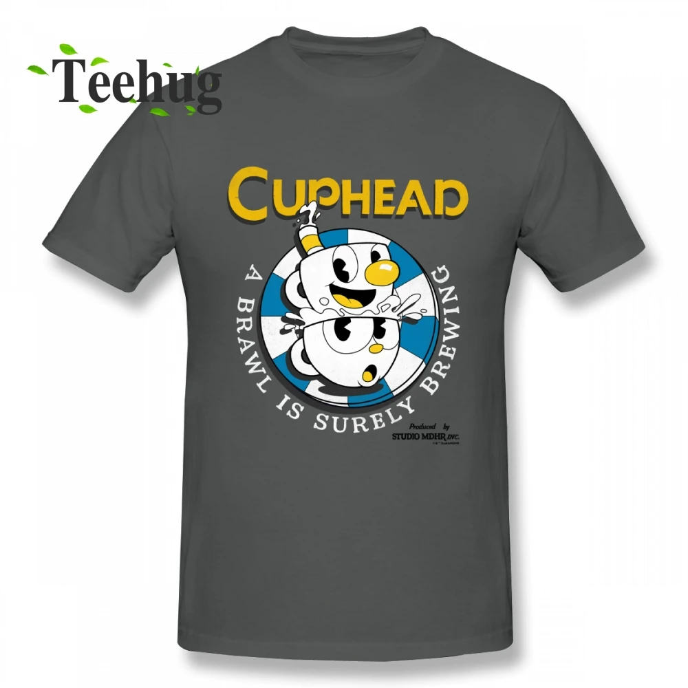 Cuphead/футболка Homme, футболка для мальчиков,, 3D принт, футболка с круглым вырезом для мальчиков