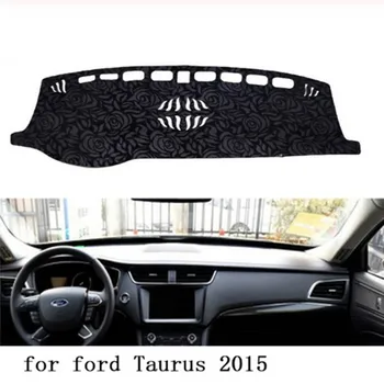 

Rose Pattern Non-slip Dashmat Dash Mat Dashboard Cover Pad Cover Carpet Car Sticker for Ford taurus 2015 2016-2019 Car Styling