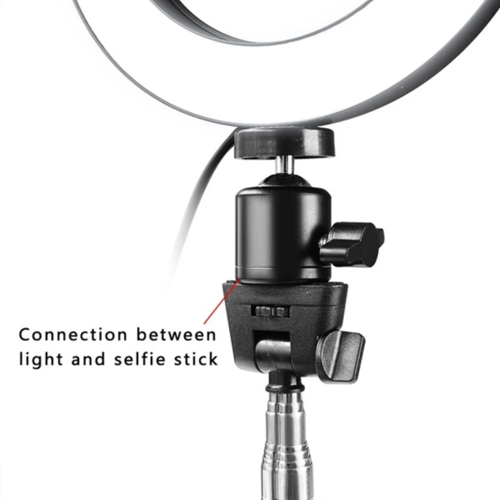 Светодиодный кольцевой светильник для селфи с регулируемой яркостью, 3 режима, 5500 K, заполняющий светильник, светильник для мобильного телефона, живой светильник для макияжа, студийный кольцевой светильник для камеры, фото-и видеосъемки