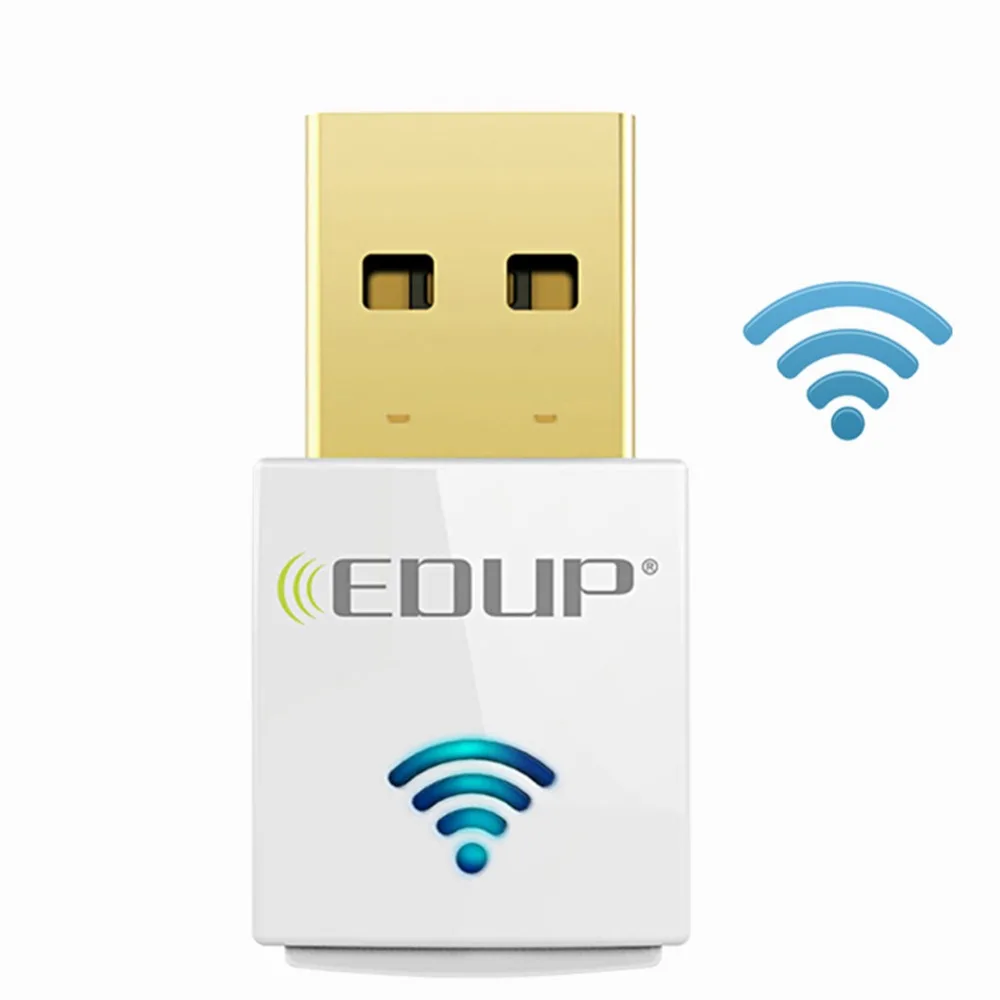 EDUP 600 Мбит/с USB wifi адаптер 802.11ac wifi приемник Мини 5 ГГц двухдиапазонный USB Ethernet адаптер Wi-Fi для компьютера ПК