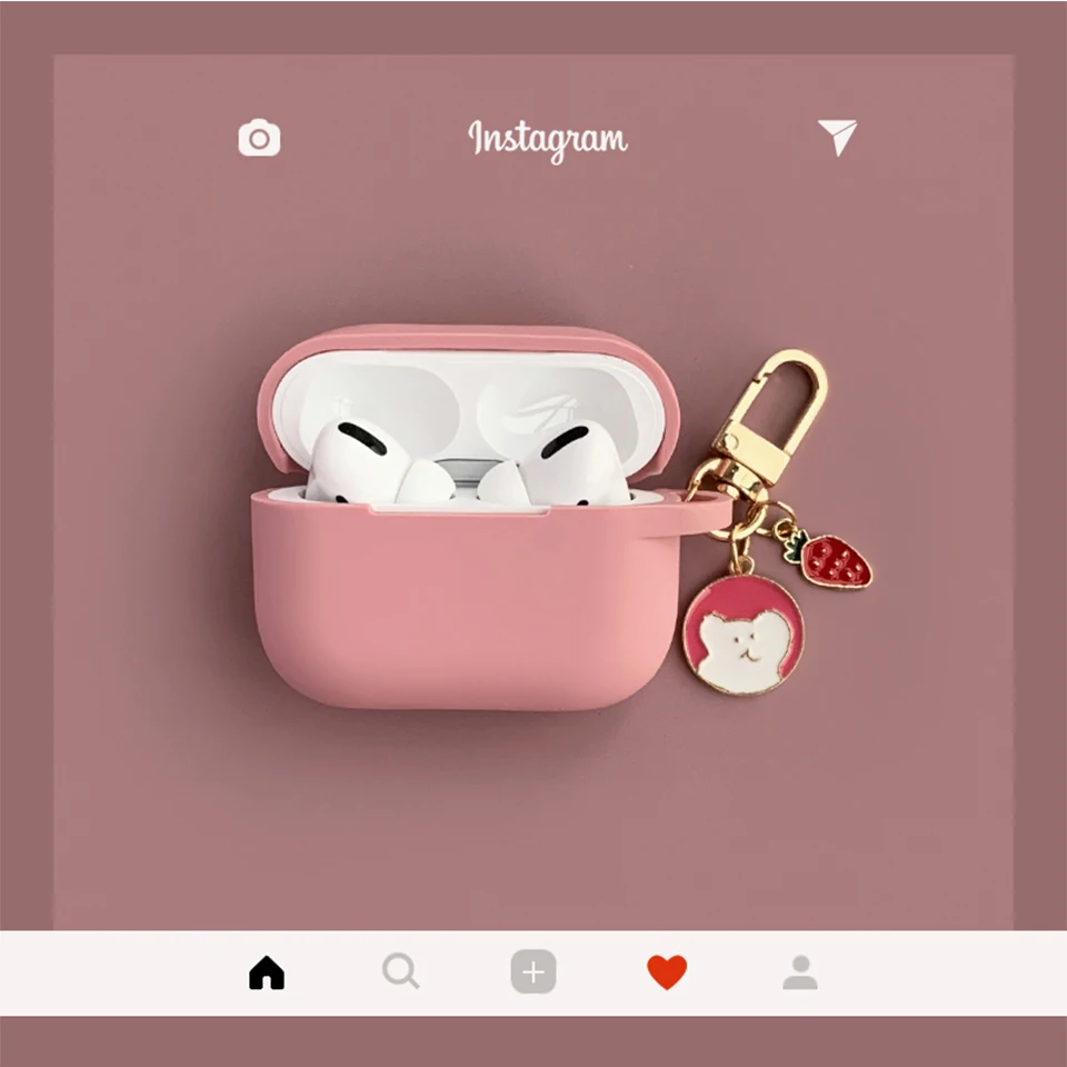 

Cute Korean Bear Silicone Cover for APPLE AirPods Pro 3 Case for AirPods 1 2 Bluetooth Earphone Bag Wireless Headphone Headset