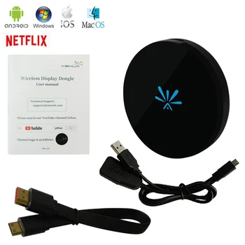 

TV Stick 1080P HD Wireless WiFi Display Dongle for Netfilix Youtube Airplay Mirroring for Android IOS To HDTV MirrorScreen