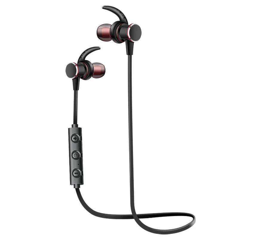 Bluetooth наушники водонепроницаемые, Беспроводные спортивные наушники Hi-Fi бас стерео наушники шумоподавление Гарнитура для тренировки бег - Цвет: Black