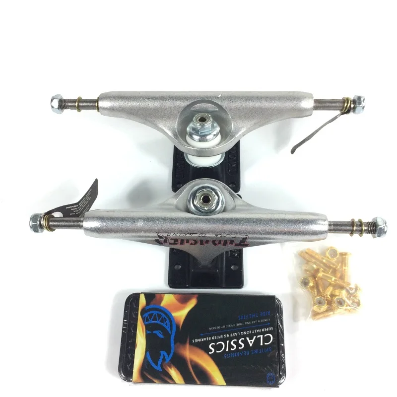 Skateboard Truck 149mm Size Hollow One Pair High-grade Metal Bearing Screw Trucks 5.5 Inch skateboard accessories