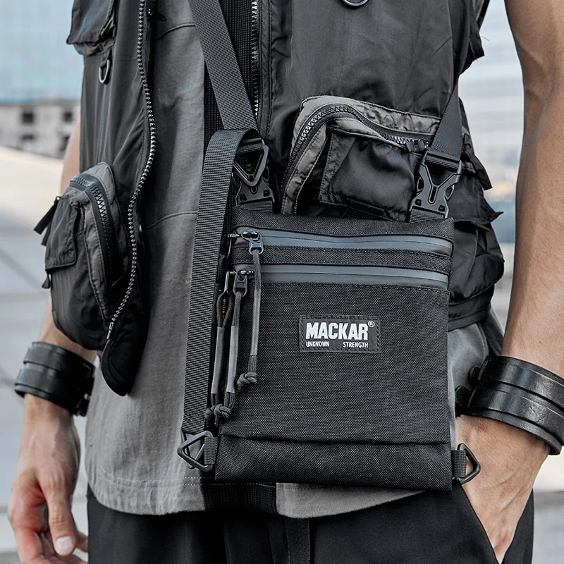 Mackar слинг мешок из кордуры сумки через плечо на водонепроницаемый techwear уличная аксессуары|Дорожные сумки| |