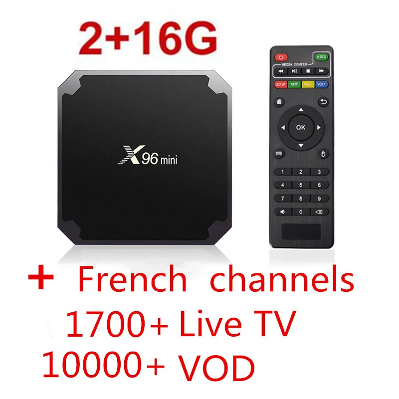 X96 Мини Android коробка с Neo tv французский арабский Enghlish 10000 live и VOD 4k tv США Великобритания x96mini Smart tv