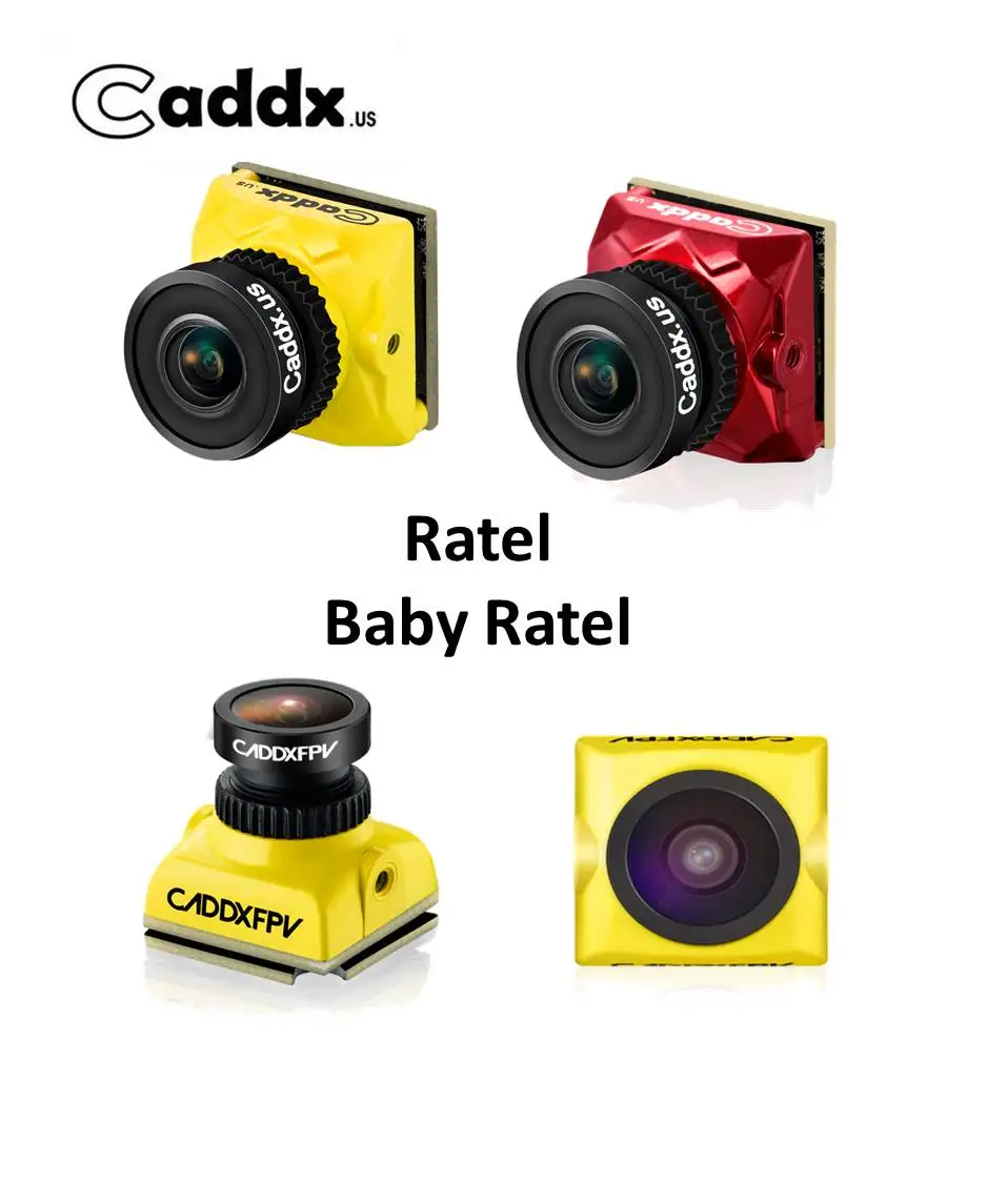 Квадрокоптер Caddx Baby 1/1.8 ''Starlight HDR OSD 1200TVL 16:9 4:3 NTSC/PAL переключаемый объектив 1 66 мм/2