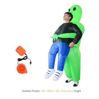 

Adults Green Ghost Inflatable Costume Props Blow Up Inflatable Fancy Dress Ghost Inflatable Costume