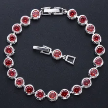 Простые круглые свадебные теннисные амулеты, браслеты для женщин, розовое золото, серебро, цвет, звено цепи, браслет и браслет, Европейский/американский стиль, ювелирные изделия