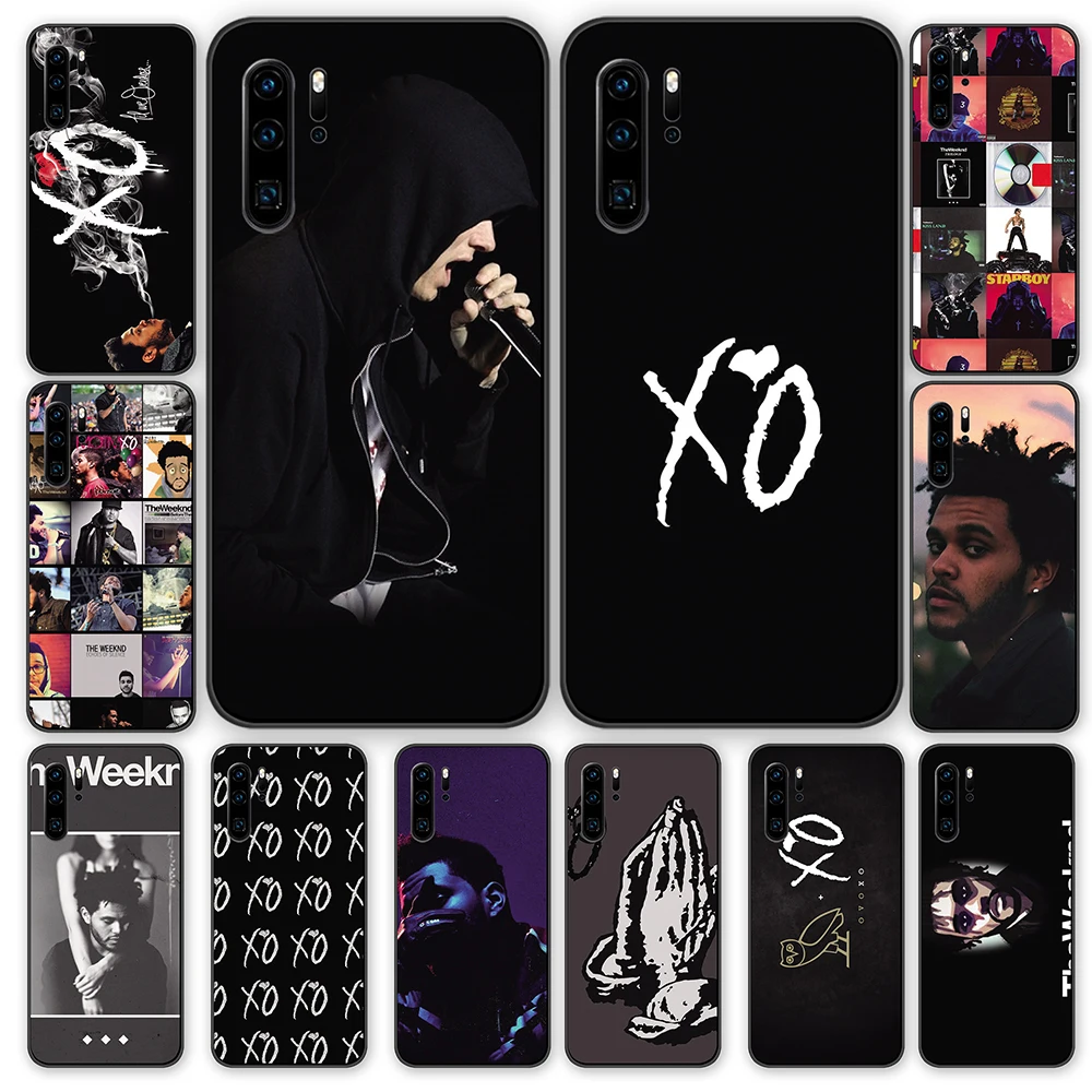 Чехол из ТПУ с рисунком Weeknd Starboy черный чехол для Huawei P40 P30 P20 P10 Mate 10 20 30 Pro