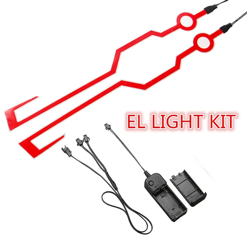 Светодиодный холодный светильник Flm для мотоциклетного шлема самоклеящаяся