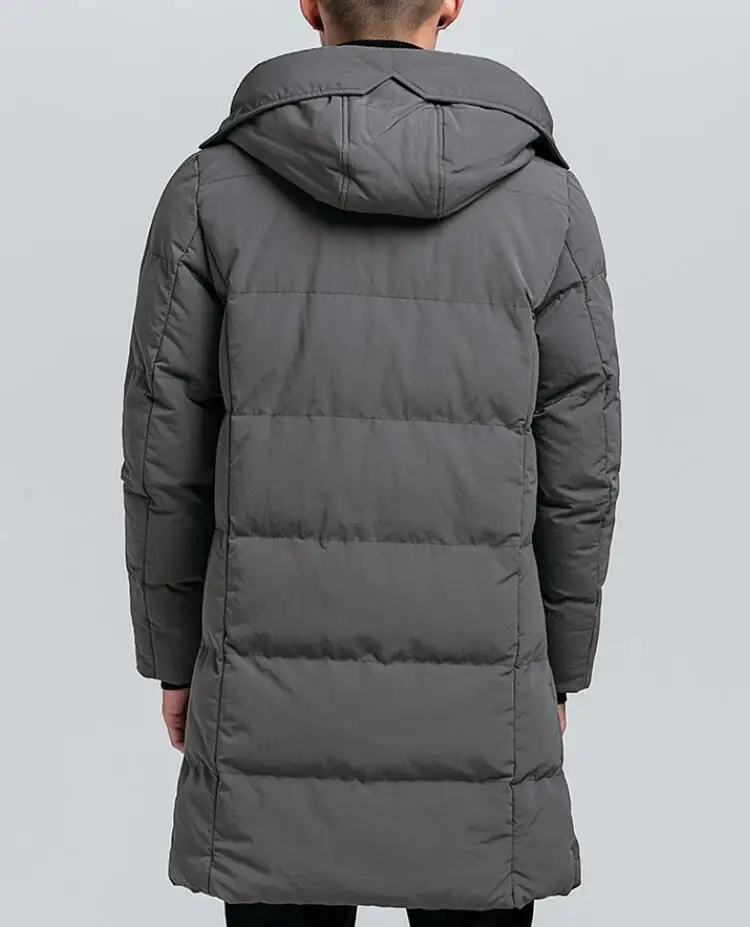 Winter Mens Parka Male Long Hooded Coats Jackets Casual Keep Warm Thicken Trench Big Size Windbreaker Outwear Black Parkas Men