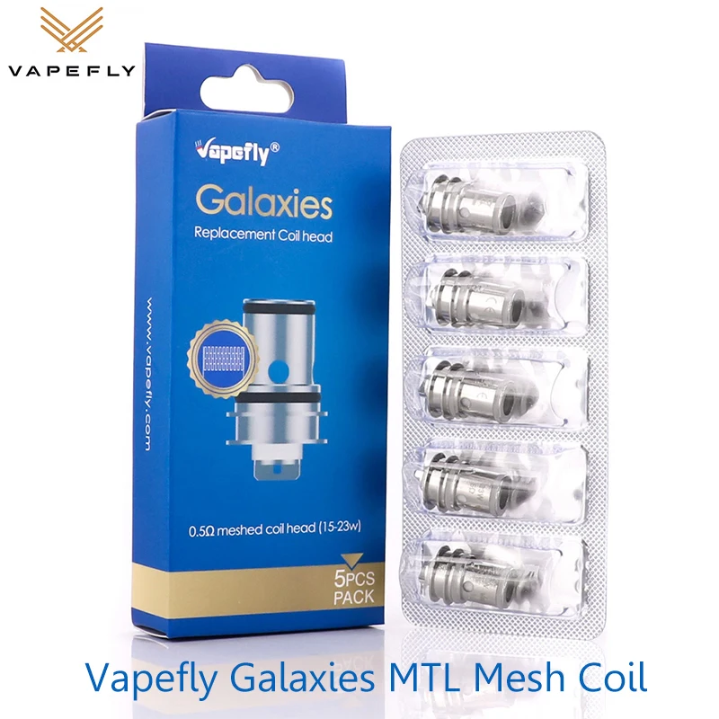 5 шт. оригинальная сменная катушка Vapefly Galaxies MTL сетчатая 0.5ом для комплект vapefly galaxies