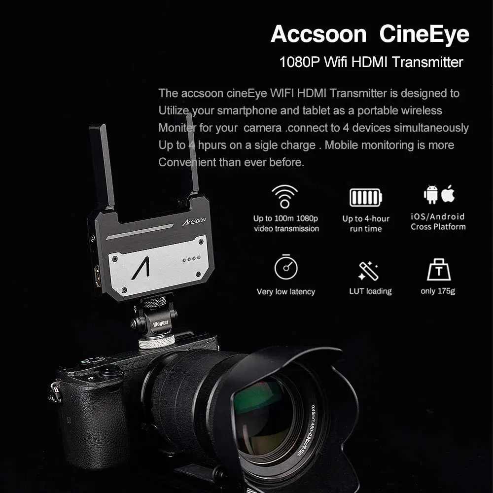 Accsoon CineEye 5G Wireless Transmitter 1080p WiFi