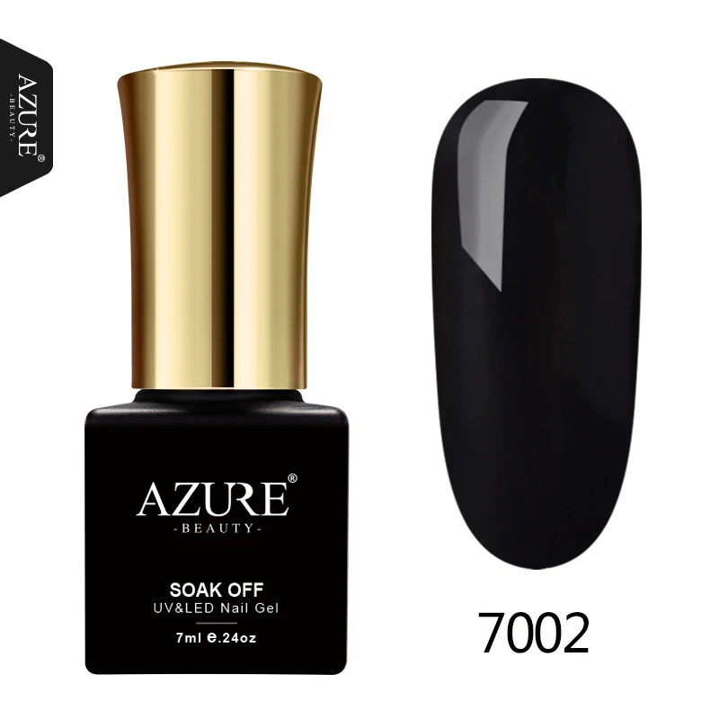 7002 AZURE BEAUTY 7 мл сырный УФ гель лак для ногтей гель белый молочный Маникюр Полуперманентная эмаль замачиваемый лазурный гель лак клей для ногтей - Цвет: 7002