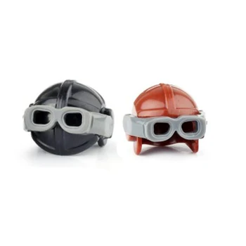 

5 Pcs/Lot Military Series Troops Soldier Helmet For Aviator Building Blocks Army Accessories Steel Cap Hat Bricks B164