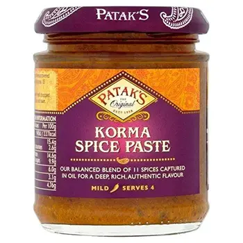 

Patak's Korma Gewürzpaste, 165 g, 6 Stück