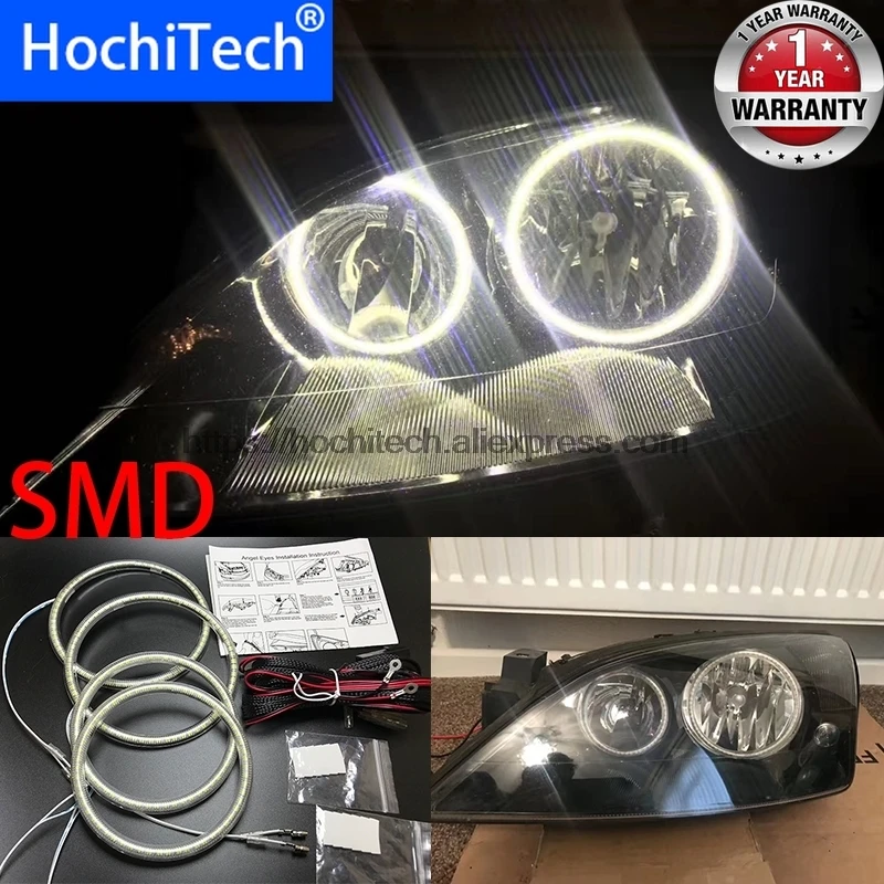 HochiTech для FORD Mondeo MK3 2001-2007 автомобильный Стайлинг ультра яркий 6000K белый SMD