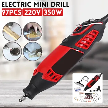 

220V 180W Electric Mini Drill Variable Speed Rotary Tool For Dremel Mini Electric Grinder Accessories drill machine