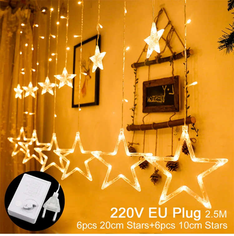 led light 28 String LED Light Christmas Ornament Merry Christmas Decorations For Home Cristmas Navidad Natal Noel New Year Decor - Цвет: led light 28
