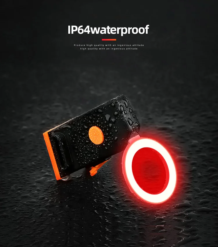 Задний фонарь вспышка света велосипед IP64 водонепроницаемый USB зарядка задние фонари велосипедная фара аксессуары сердце круг треугольник