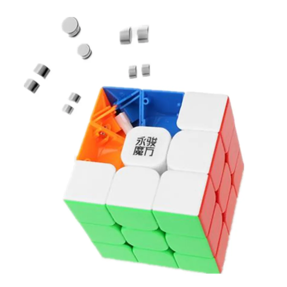 Yongjun MoYu Yulong Pink 3x3 Magic Cube Speed Cube Twist Puzzle Educational Toys for sale online